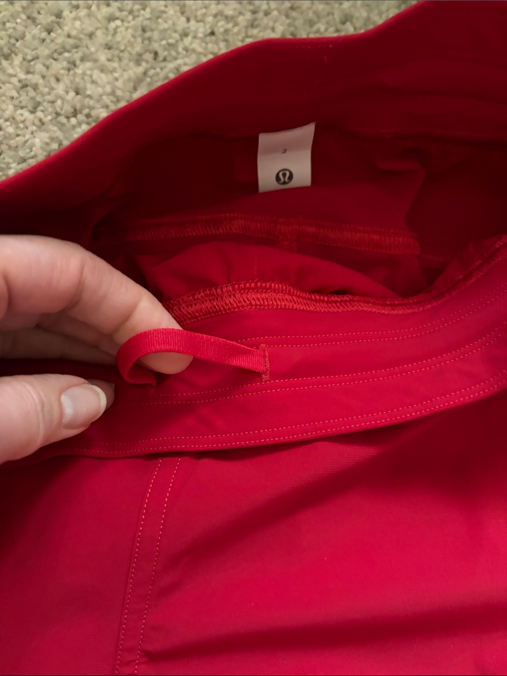Lululemon Size 2 Red Women’s Red Jogger Pants - Lightweight Activewear - Picture 5 of 7